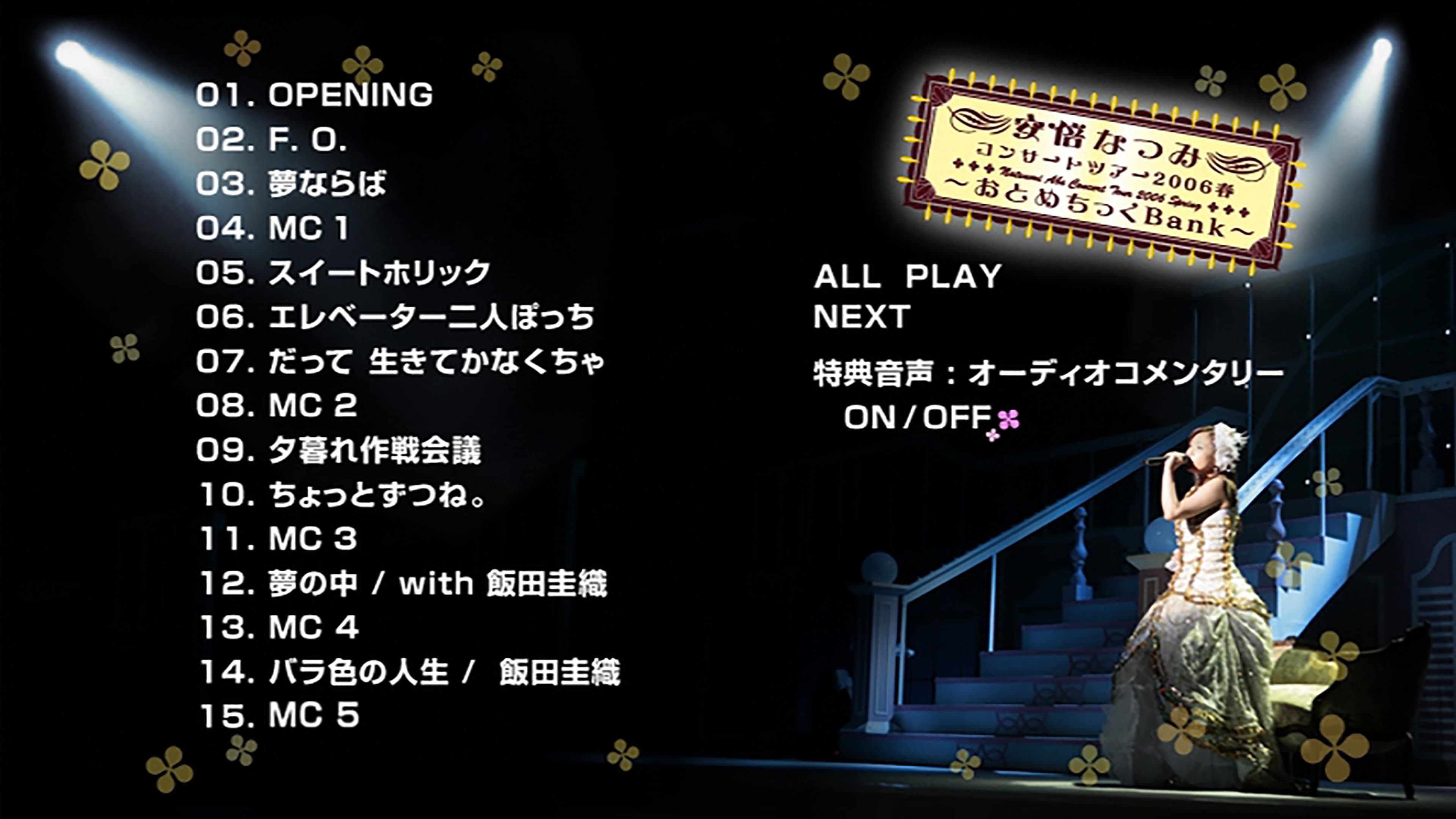 Abe Natsumi 2006 Spring ~Otomechikku Bank~ backdrop