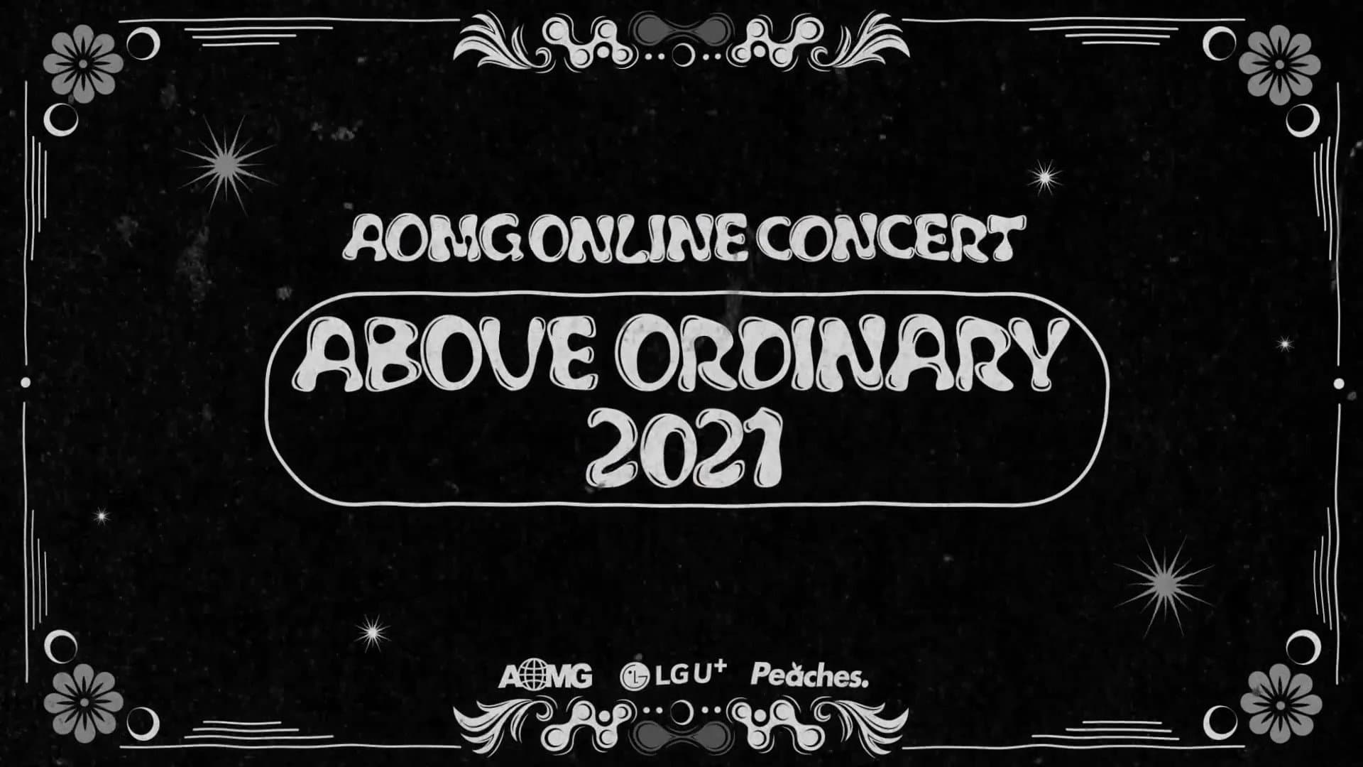 AOMG ONLINE CONCERT: Above Ordinary 2021 backdrop