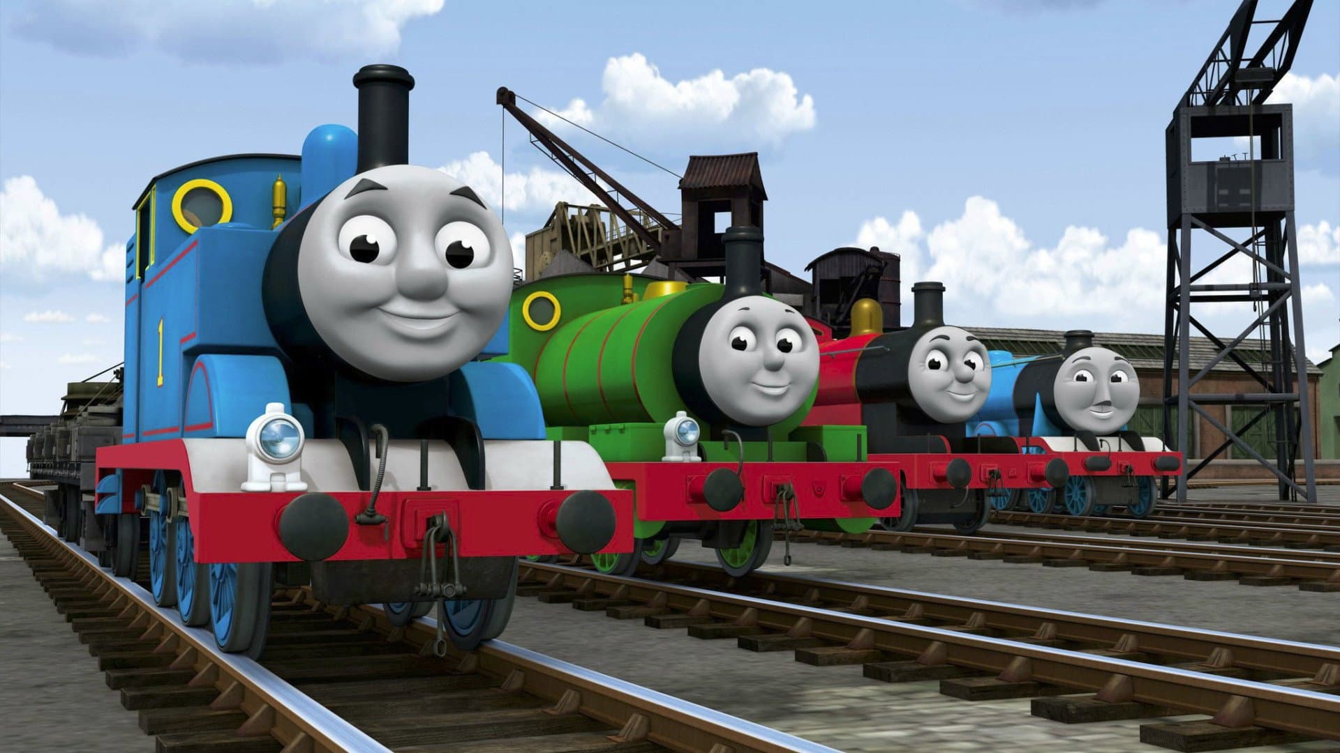Thomas & Friends: Thomas & His Friends Get Along & Other Thomas Adventures backdrop