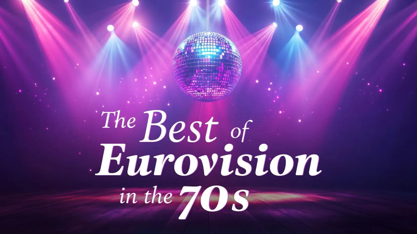 The Best of Eurovision in the 70s backdrop