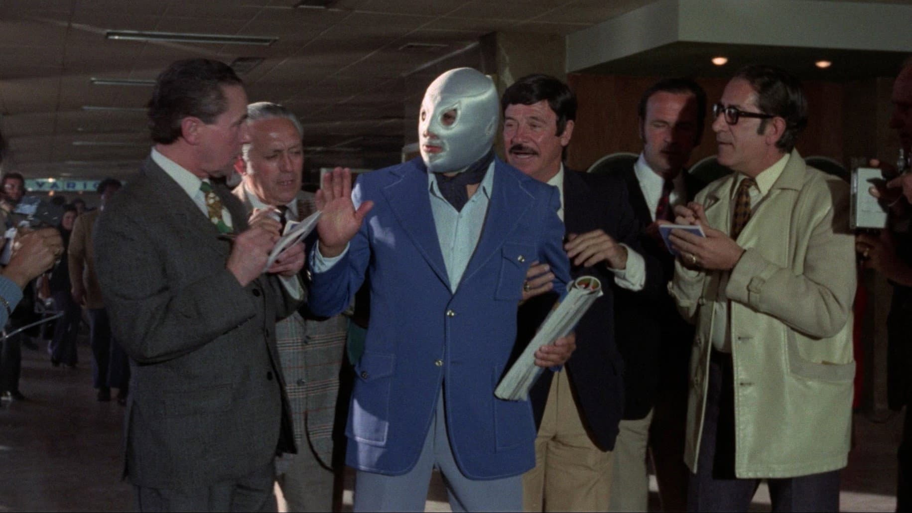 Santo vs. Doctor Death backdrop