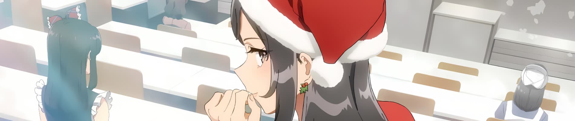 Rascal Does Not Dream of Santa Claus backdrop