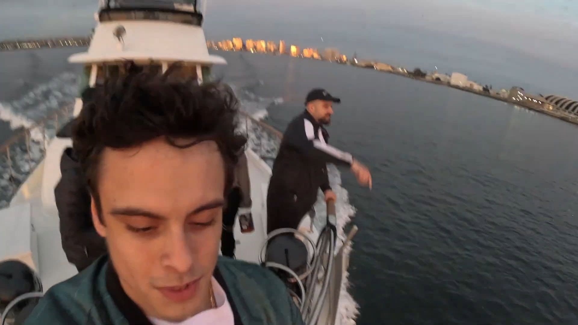 A Scream Boat backdrop