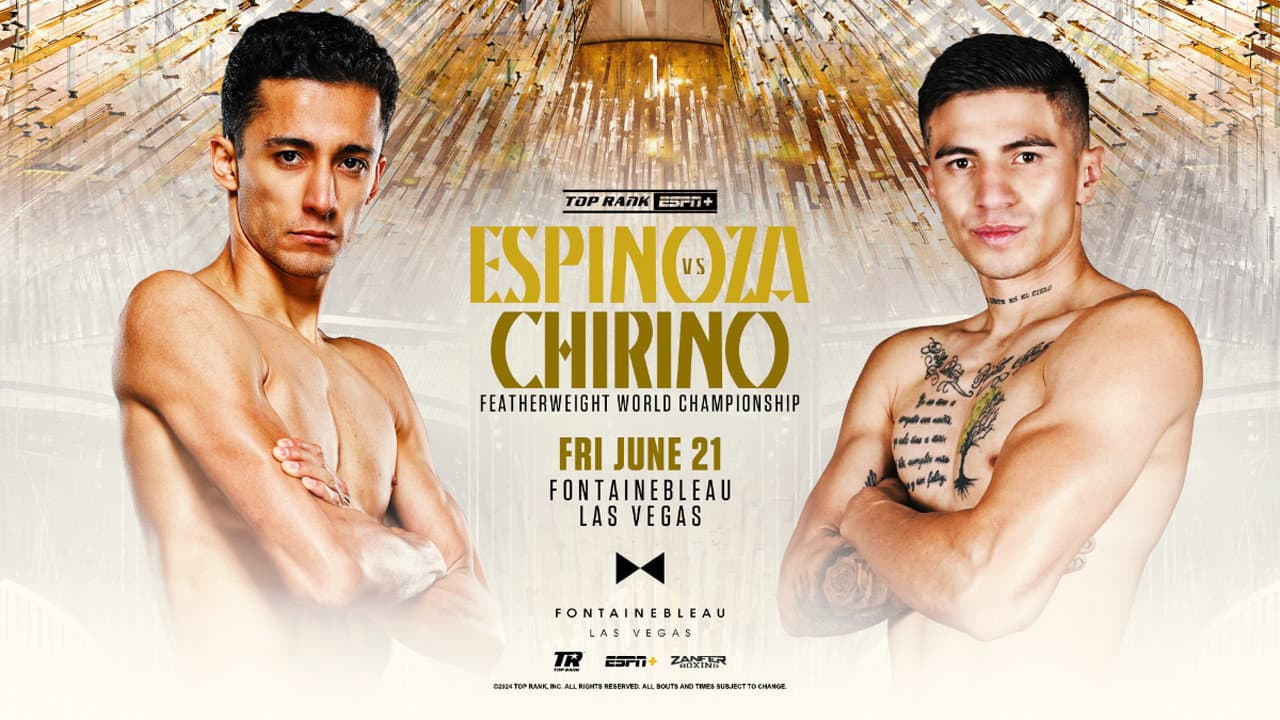 Rafael Espinoza vs. Sergio Chirino backdrop