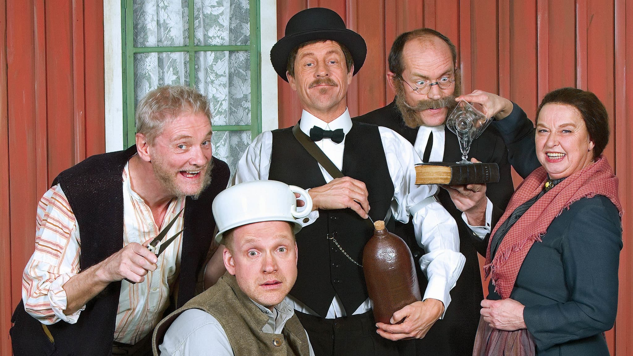 Hemsöborna - Väldigt fritt efter August Strindberg backdrop