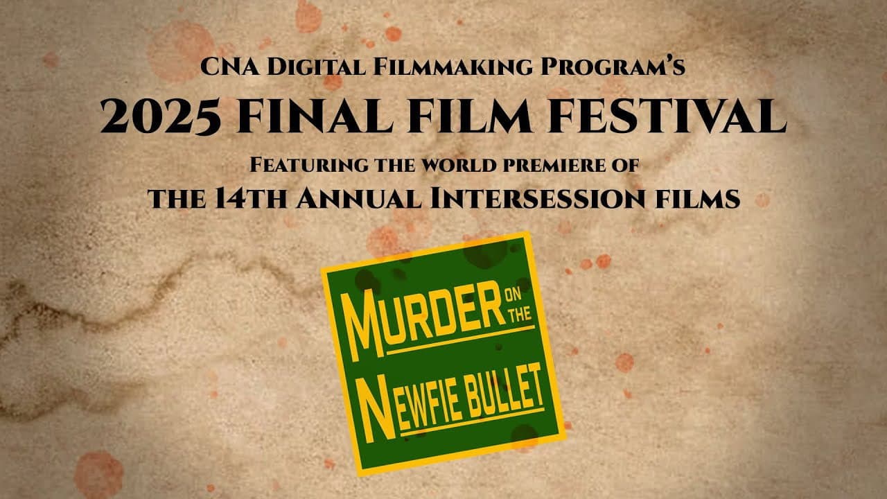 Murder on the Newfie Bullet backdrop