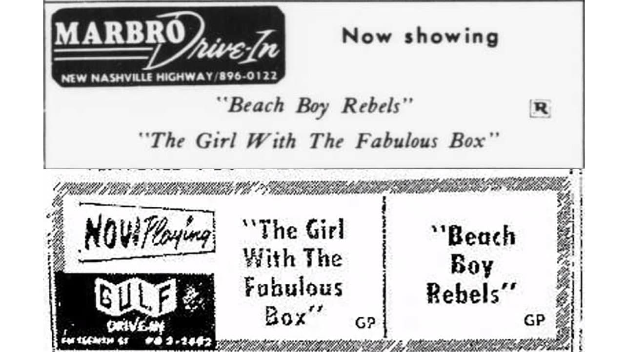 The Girl with the Fabulous Box backdrop