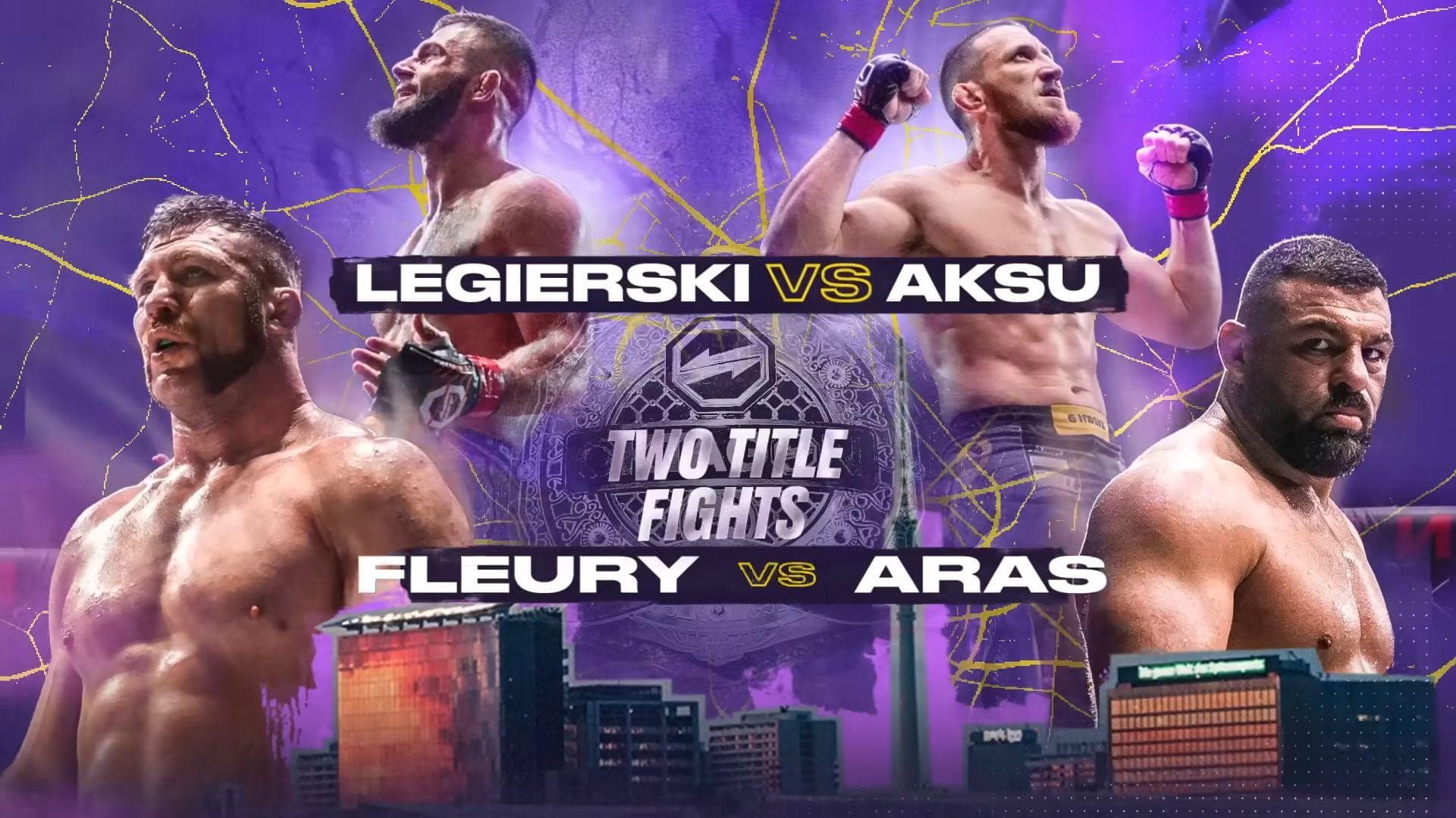 OKTAGON 90: Fleury vs. Aras backdrop