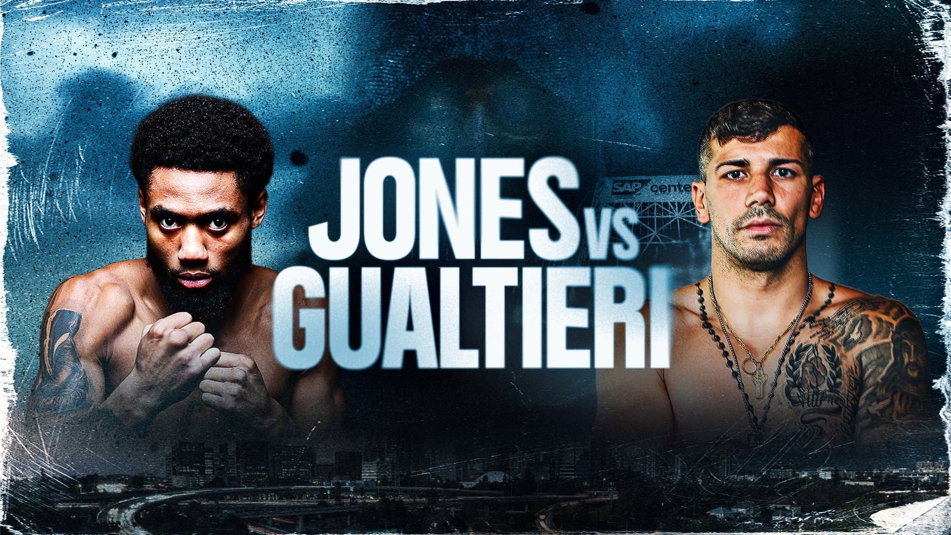 Amari Jones vs. Vincenzo Gualtieri backdrop