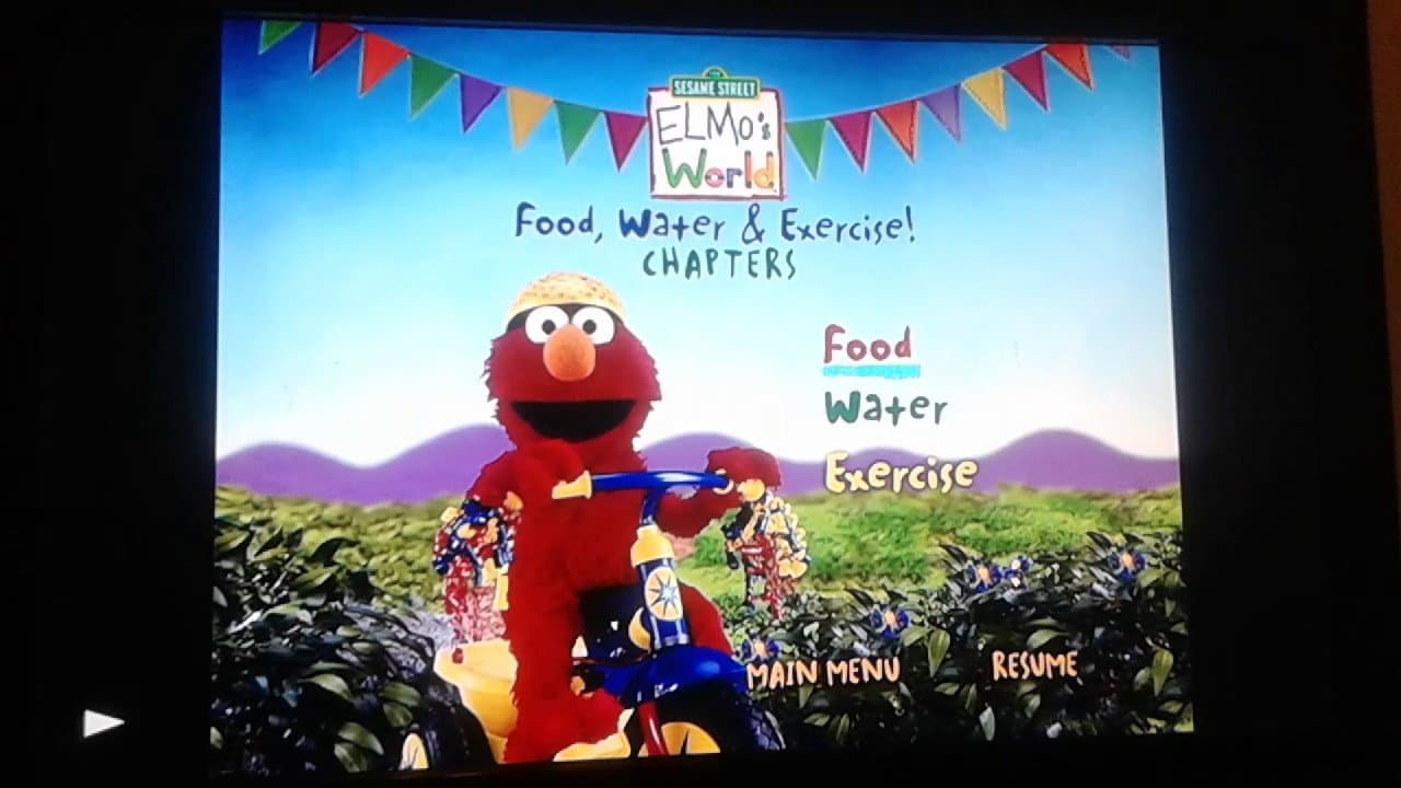 Sesame Street: Elmo's World: Food, Water & Exercise! backdrop