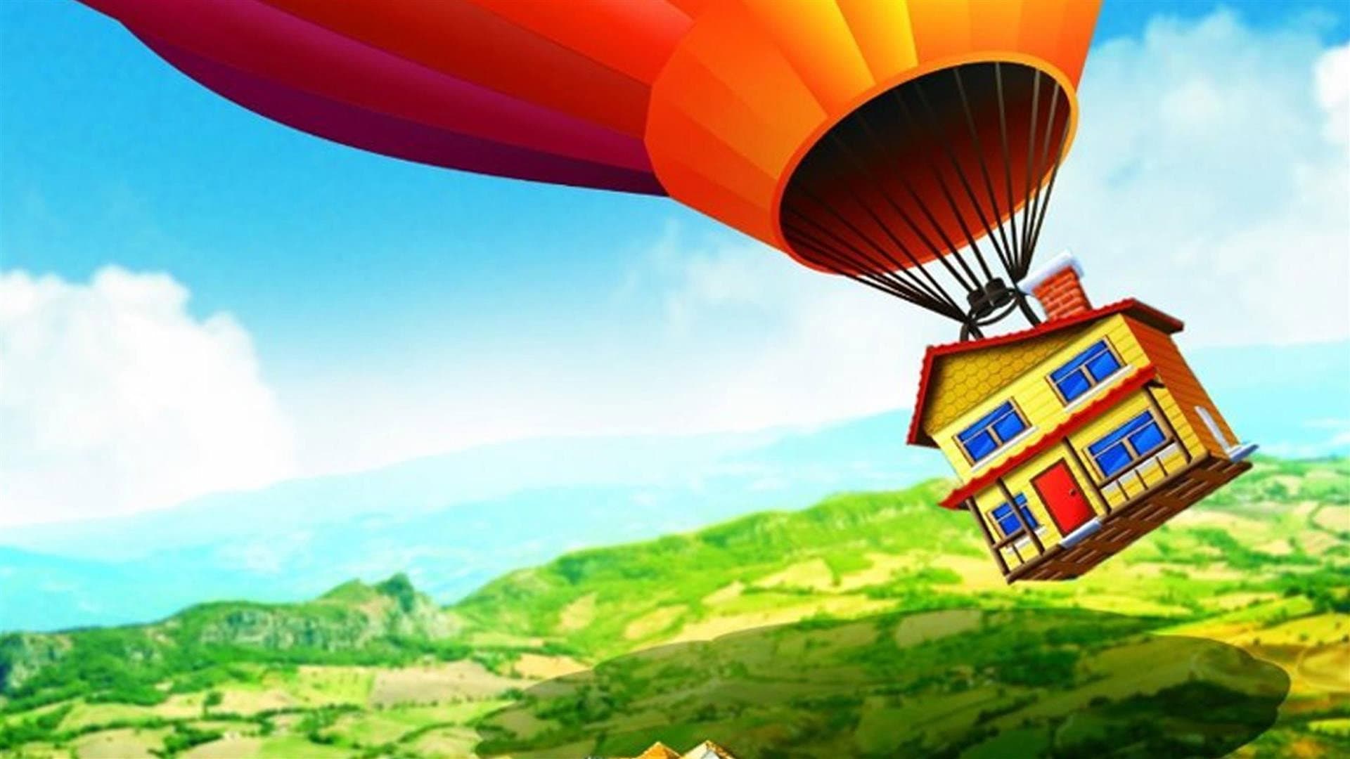 What's Up: Balloon to the Rescue! backdrop