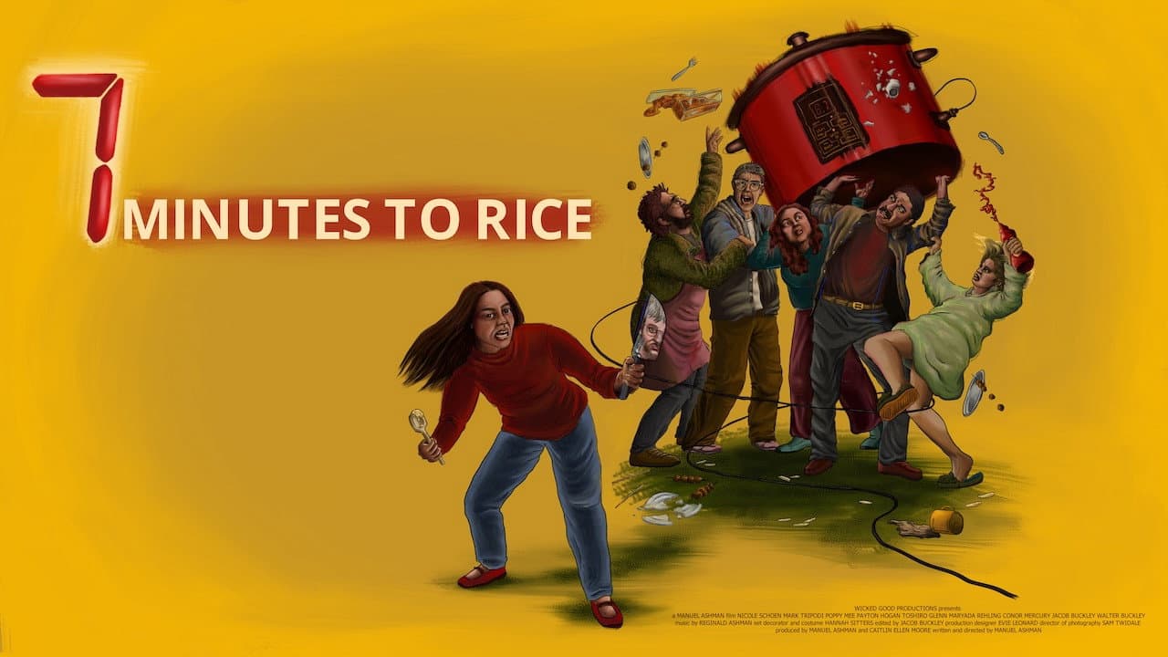 7 Minutes to Rice backdrop
